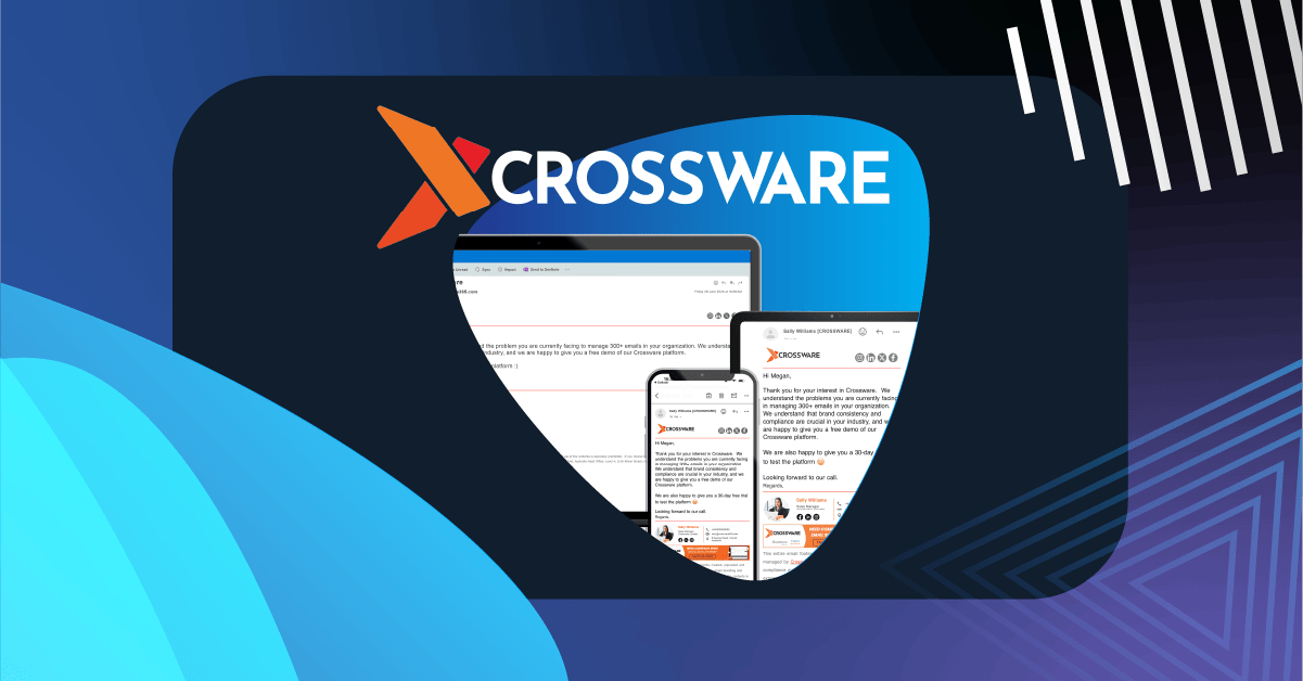 Crossware Case Study image for Apex Digital's utilization of the email signature automation program.